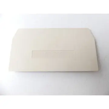 Produktfoto 1 von Weidmüller ZAP/TW ZDU16 Abschlussplatte beige