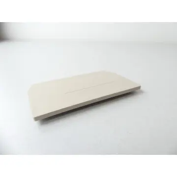 Produktfoto 1 von Weidmüller ZAP/TW ZDU10 Abschlussplatte beige
