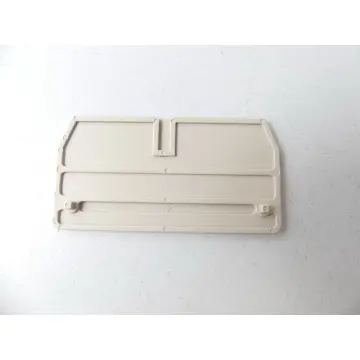Produktfoto 1 von Weidmüller ZAP/TW1 Abschlussplatte beige