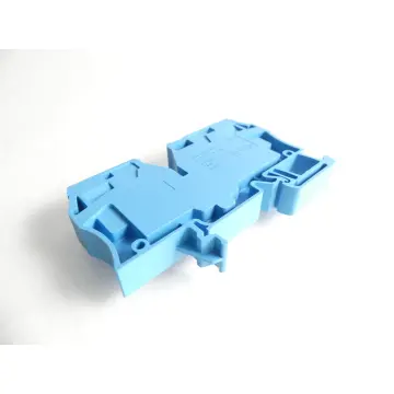 Produktfoto 1 von Weidmüller ZDU 16 500V~ 16mm² Durchgangs-Reihenklemme blau