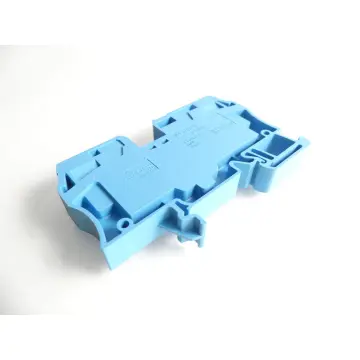 Produktfoto 1 von Weidmüller ZDU 16 800V~ 16mm² Durchgangs-Reihenklemme blau