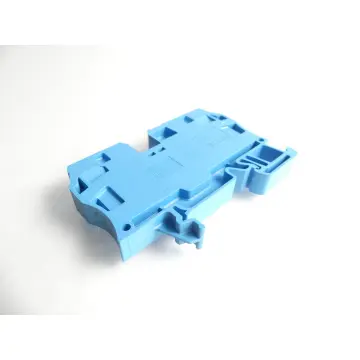 Produktfoto 1 von Weidmüller ZDU 10 800V~ 10mm² Durchgangs-Reihenklemme blau VPE: 2 Stück