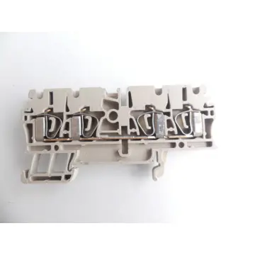 Produktfoto 1 von Weidmüller ZDU 2,5/4AN 2,5mm² 800V~ Reihen-Durschgangsklemme VPE: 6 Stück