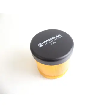 Produktfoto 1 von Werma IP 54 Dauerlichtsignalleuchte orange
