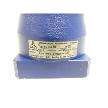 Produktfoto 1 von Wittenstein alpha SK 060-MX1-3-13X-000 Hypoidgetriebe Ratio 3 SN:2406286