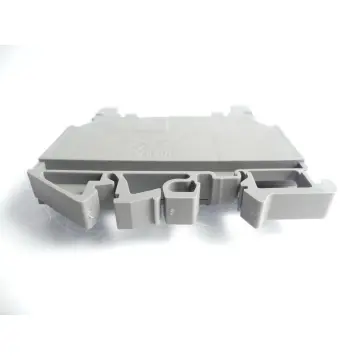 Produktfoto 1 von Wieland 9760 U/8 300V~ 25A Erdleitertrennklemme + Abschlussplatte VPE: 2 Stück