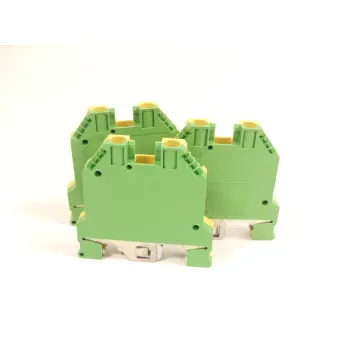 Produktfoto 1 von Wieland WK 6 SL/U Schutzleiterklemme grün/gelb VPE 3 Stück