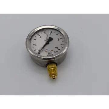 Produktfoto 1 von WIKA Cl.1.6 Glyzerin-Manometer 0 - 10 bar S EN 837 Ø 68 mm - ungebraucht! -