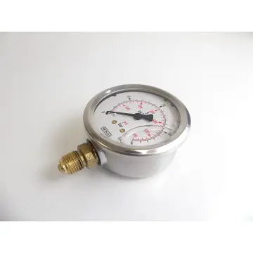 Produktfoto 1 von WIKA Glyzerin-Manometer 0-40 bar 0-580 psi Ø 68mm Gewinde 1/4" Länge: 12mm
