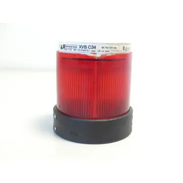 Produktfoto 1 von Telemecanique XVB C34 Signalleuchte rot drei Material-Abruchstellen