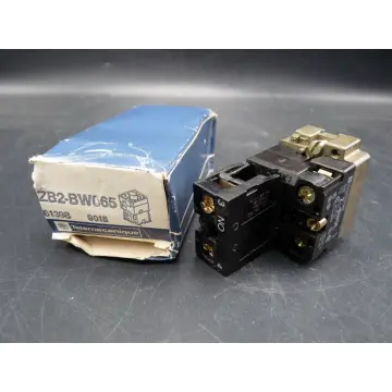 Produktfoto 1 von Telemecanique ZB2-BW065+ZB2-BE101 Lampenhalter +Relais > ungebraucht! <
