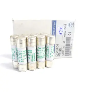 Produktfoto 1 von Telemecanique DF2CA04 Sicherung 10x38 4A 500V~ VPE 8 Stück ungebraucht