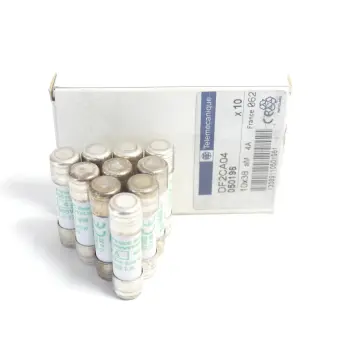 Produktfoto 1 von Telemecanique DF2CA04 Sicherung 10x38 4A 500V~ VPE 10 Stück ungebraucht