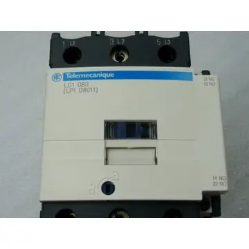 Produktfoto 1 von Telemecanique LC1 D80 ( LP1 D8011 ) Leistungsschütz 125 A Hilfsschütz ungebraucht