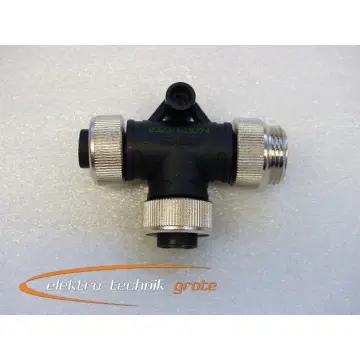 Produktfoto 1 von Turck 8323/620374 T-Steckverbindung links/mitte Buchsen , rechts Stifte -ungebraucht-