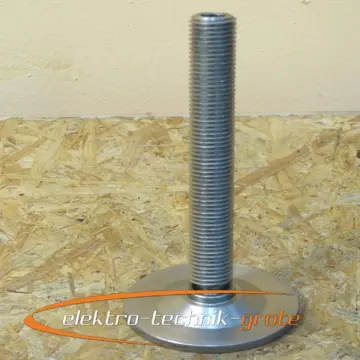 Produktfoto 1 von VA-Stahl = Nivellierelement mit Gelenkfuß VA-Stahl H = 170 mm / Fuß Ø 80 mm / M20 - ungebraucht! -