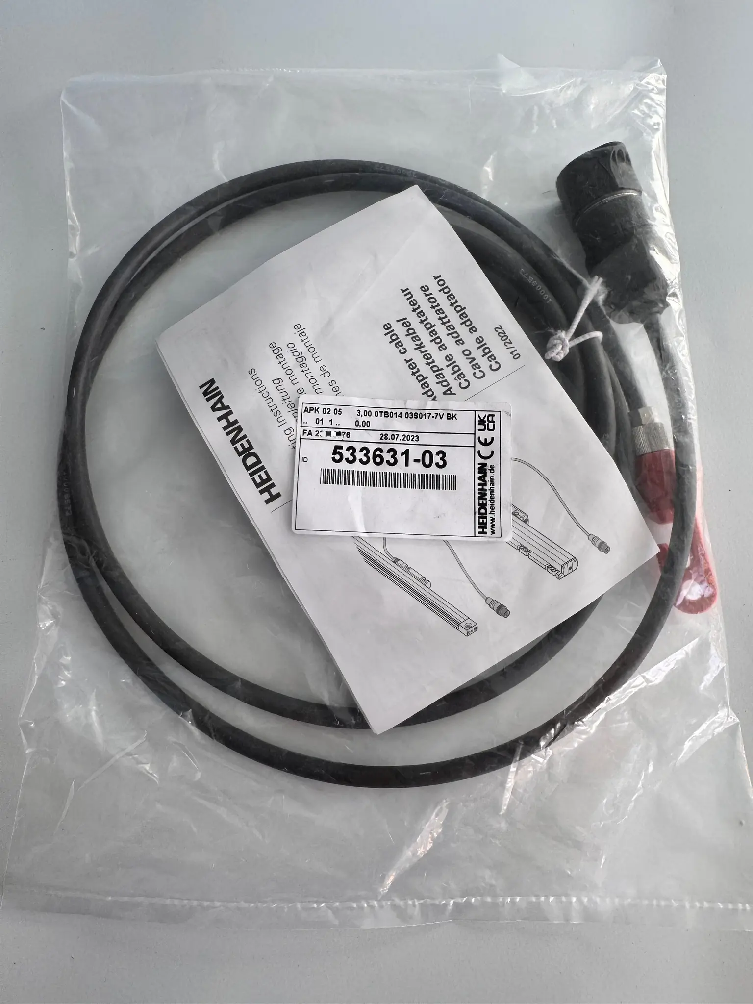 Produktfoto 1 von Heidenhain  3M Cable  ID:533631-03