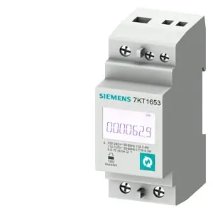 Produktfoto 1 von SENTRON 7KT PAC1600 energy meter, 1-phase, 63 A, DIN rail, Modbus RTU, MID