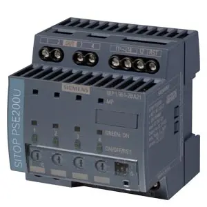 Produktfoto 1 von SITOP PSE200U selectivity module, 24 V DC/4 x 3-10A w. common signaling contact