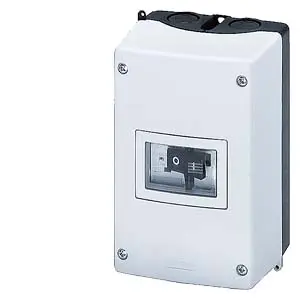 Produktfoto 1 von Molded-plastic enclosure for surface mounting IP55, N and PE terminal, 54 mm, metr.
