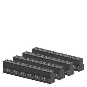 Produktfoto 1 von SIMATIC S7-1200 Tin-plated joint block 20 pins, keyed right, screw PU 4