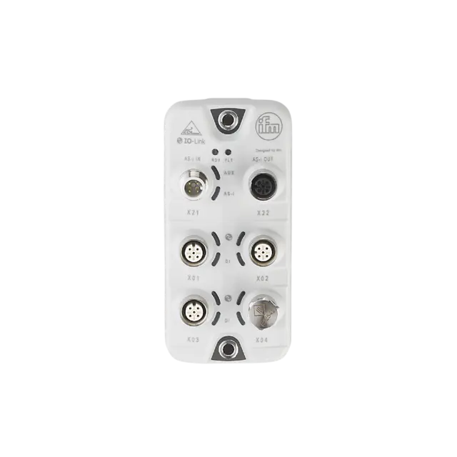 Produktfoto 1 von AC6001: IO-Link-Master StandardLine; 124 x 59,3 x 38,4 mm; Anzahl der digitalen