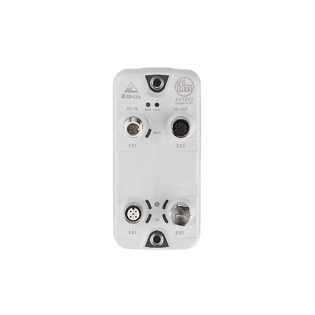 Produktfoto 1 von AC6003: IO-Link-Master StandardLine; 124 x 59,3 x 38,4 mm; Anzahl der digitalen