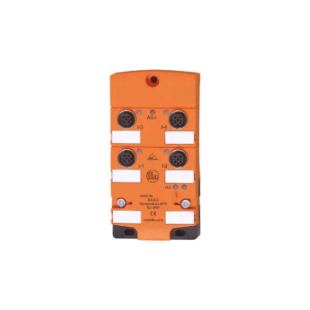 AC2451: AS-i Eingangsmodul; 118,2 x 60 x 27 mm; CompactModule 4DI M12 V4A; Steck