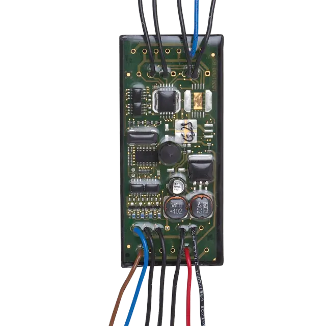 Produktfoto 1 von AC2709: AS-i Platine; PNP; CabinetModule 4DI 4DO T W; Anschlussleitung; IP 20