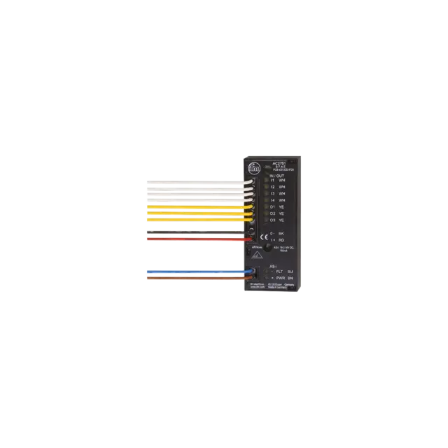 Produktfoto 1 von AC2751: AS-i Platine; 31,1 x 76,6 x 12 mm; PNP; PCB 4DI 3DO T W A/B; Anschlussle