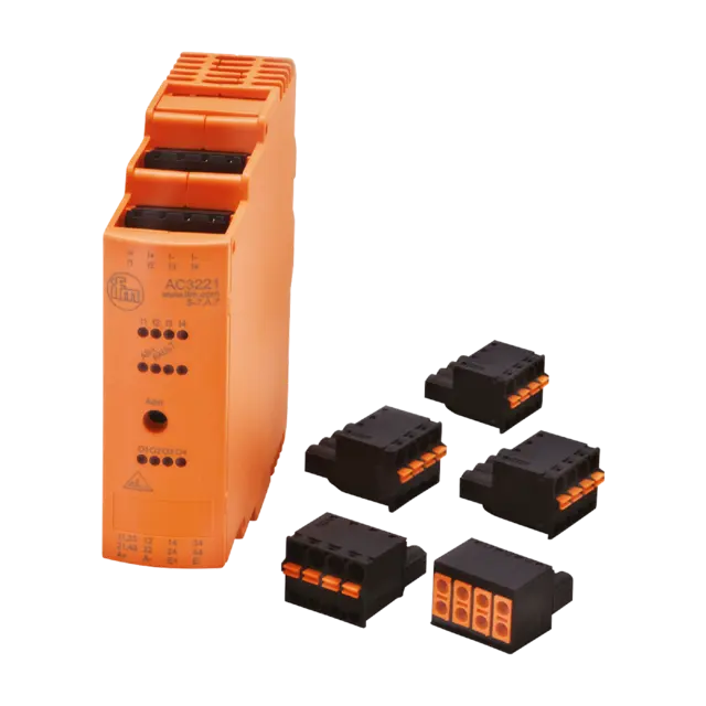 Produktfoto 1 von AC3221: AS-i Eingangs-/Ausgangsmodul; 123,2 x 25,4 x 108 mm; SmartL25 4DI AUX 4D