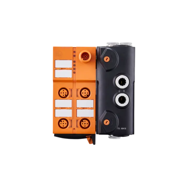 Produktfoto 1 von AL5228: IO-Link Pneumatikmodul; 109 x 85 x 52 mm; IOL AirBox 2x3/2 4x2DI; Steckv
