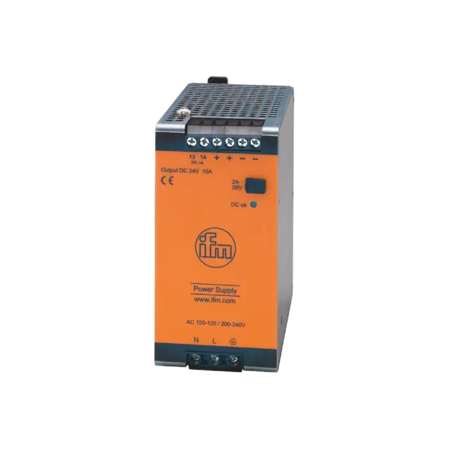 Produktfoto 1 von DN4013: Schaltnetzteil 24 V DC; 10 A; Eingangsspannung AC 100...120 V; Eingangss