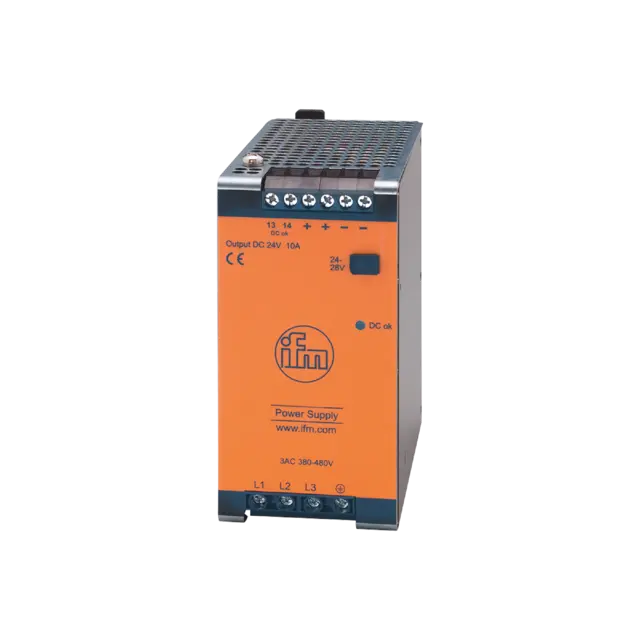 Produktfoto 1 von DN4033: Schaltnetzteil 24 V DC; 10 A; Eingangsspannung AC 380...480 V; 124 x 62