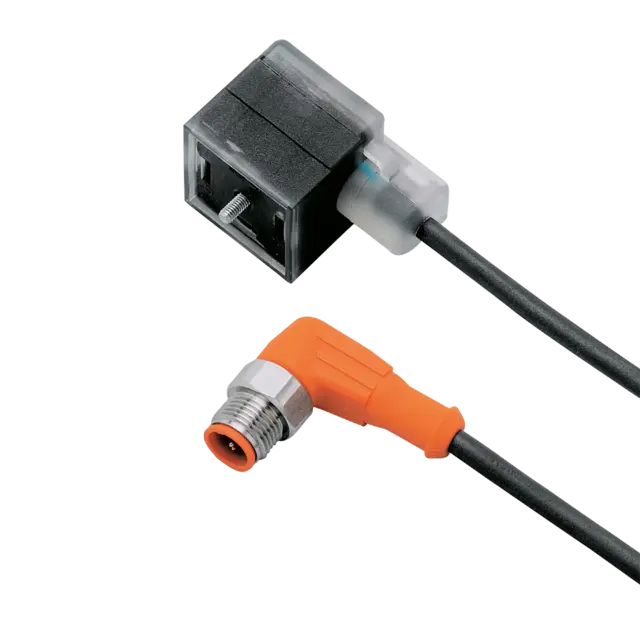 Produktfoto 1 von E10818: Verbindungskabel; Betriebsspannung < 24 V AC; 0,6 m; PUR; Gehäusewerksto