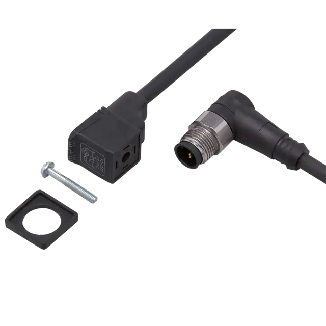 Produktfoto 1 von E10845: Verbindungskabel; Betriebsspannung < 24 V AC; 0,6 m; PUR; IP 67; Halogen