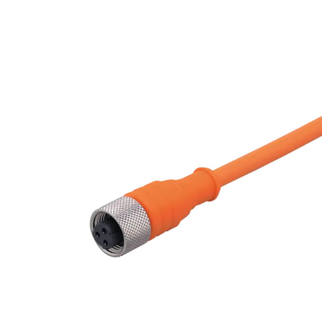 Produktfoto 1 von E10867: Anschlusskabel mit Buchse; Betriebsspannung < 250 V AC; 2 m; PVC; IP 67