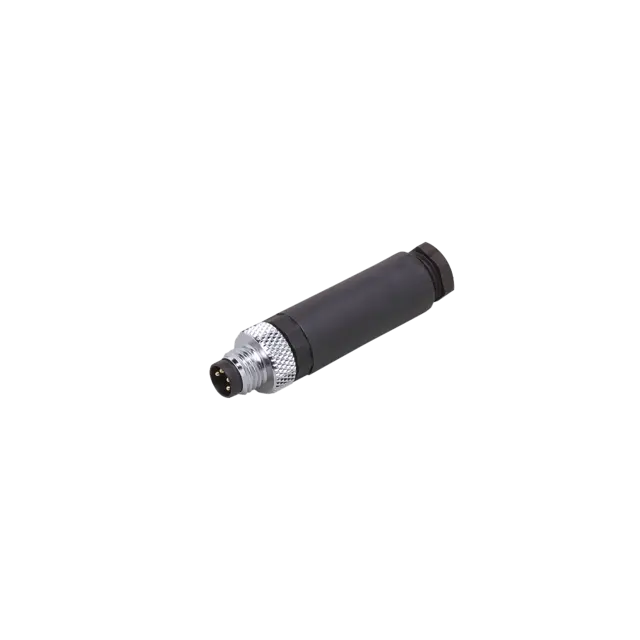 Produktfoto 1 von E11255: Konfektionierbarer Stecker; PNP; IP 67; Vergoldete Kontakte ja