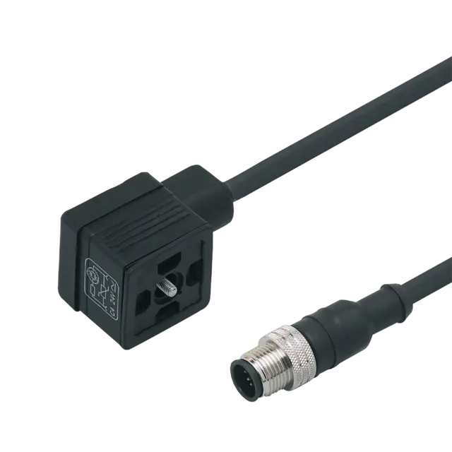 Produktfoto 1 von E11419: Verbindungskabel; Betriebsspannung < 24 V AC; 2 m; PUR; Gehäusewerkstoff