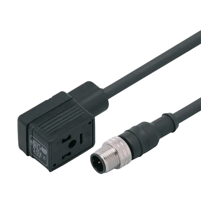 Produktfoto 1 von E11422: Verbindungskabel; Betriebsspannung < 24 V AC; 0,6 m; PUR; IP 67; Silikon