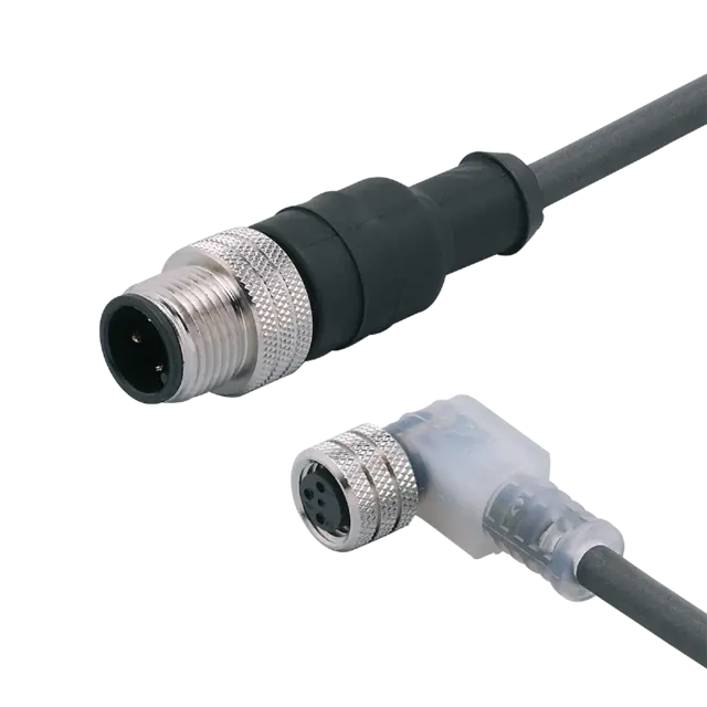 Produktfoto 1 von E11564: Verbindungskabel; PNP; 1,5 m; PUR; IP 68; Silikonfrei ja; Halogenfrei ja