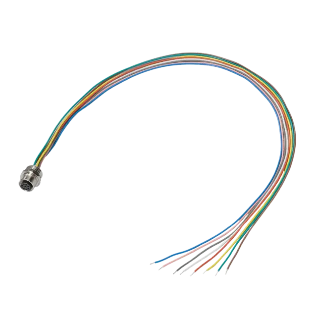 Produktfoto 1 von E11601: Einbaubuchse; Betriebsspannung < 30 V AC; 0,5 m; PVC; Gehäusewerkstoffe