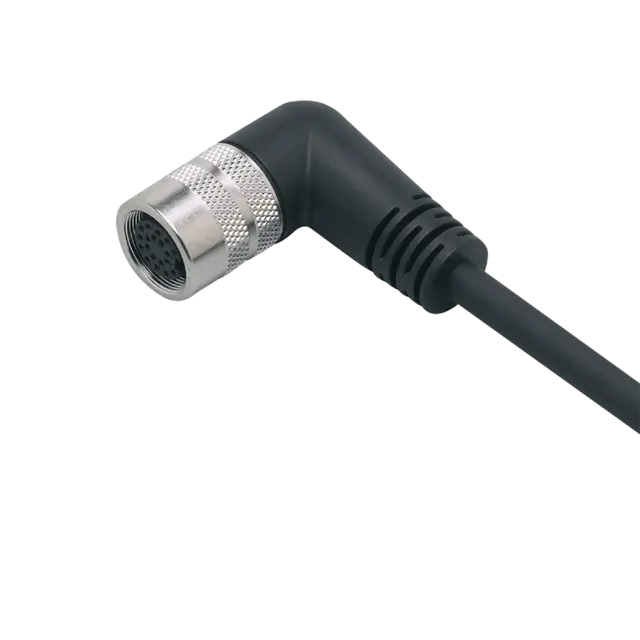 Produktfoto 1 von E11645: Anschlusskabel mit Buchse; 2 m; PVC/PUR; IP 67