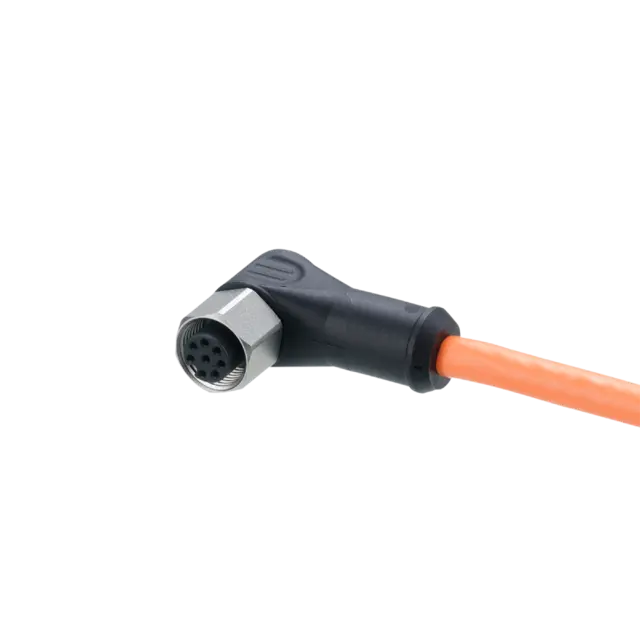 Produktfoto 1 von E12456: Anschlusskabel mit Buchse; Betriebsspannung < 30 V AC; 3 m; PVC; IP 67