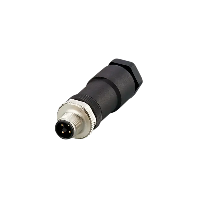 Produktfoto 1 von E12500: Konfektionierbarer Stecker; Powerkabel, T-codiert; IP 67; Silikonfrei ja