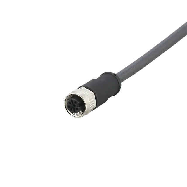 Produktfoto 1 von E12638: Anschlusskabel mit Buchse; Betriebsspannung < 50 V AC; 5 m; PUR; IP 67;
