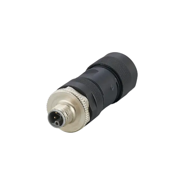 Produktfoto 1 von E12673: Konfektionierbarer Stecker; L-codiert; IP 67; Vergoldete Kontakte ja