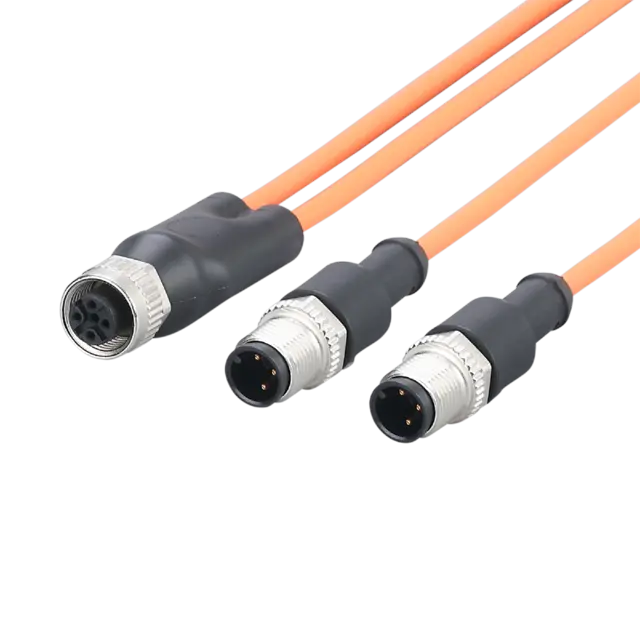 Produktfoto 1 von E12723: Y-Verbindungskabel; Betriebsspannung < 25 V AC; 0,3 m; PUR; IP 65; IP 67