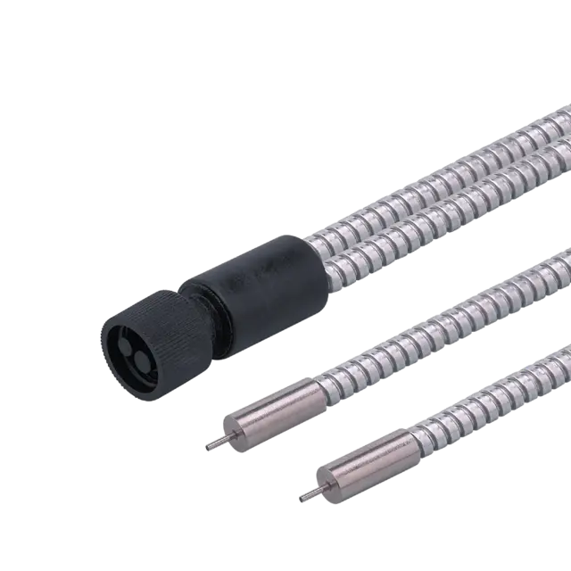 Produktfoto 1 von E20127: Einweglichtschranke; Tastkopfdurchmesser 1 mm; Gesamtlänge 600 mm; Umgeb