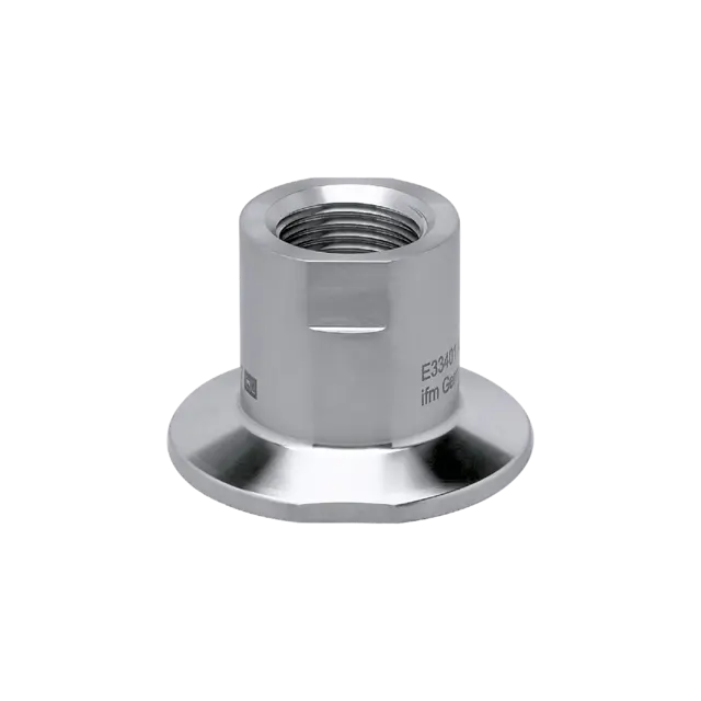 Produktfoto 1 von E33401: Prozessadapter Tri-Clamp; Sensorikanschluss G 1/2 Dichtkonus; Prozessans